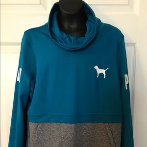 Victoria's Secret Teal/Gray Pullover